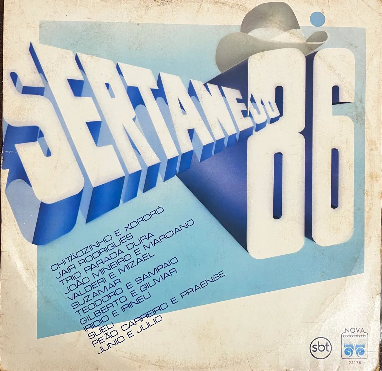 LP disco de vinil Sertanejo 86 sucessos 