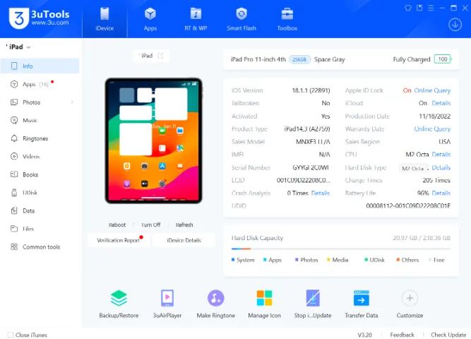 Vendo iPad Pro M2 (11") Wi-Fi 256GB + Apple Pencil (2ª Geração) + Capa Teclado - R$ 6.000 - Foto 6