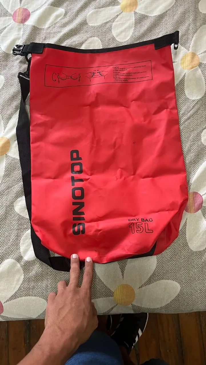 Saco Seco Impermeável para Acampamento 15L