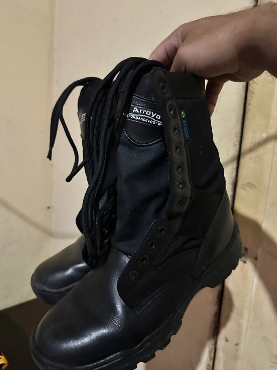 Bota Segurança Coturno Arroyo - couro tamamho 39