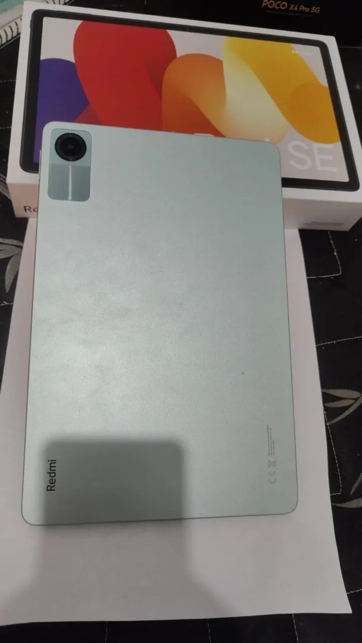 Redmi Pade SE com capa de couro, teclado e mouse bluetooth - Foto 2