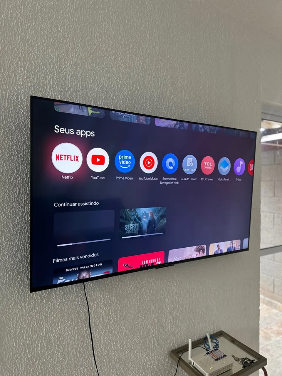 Smart TV TCL 4K 55PL - NOVA