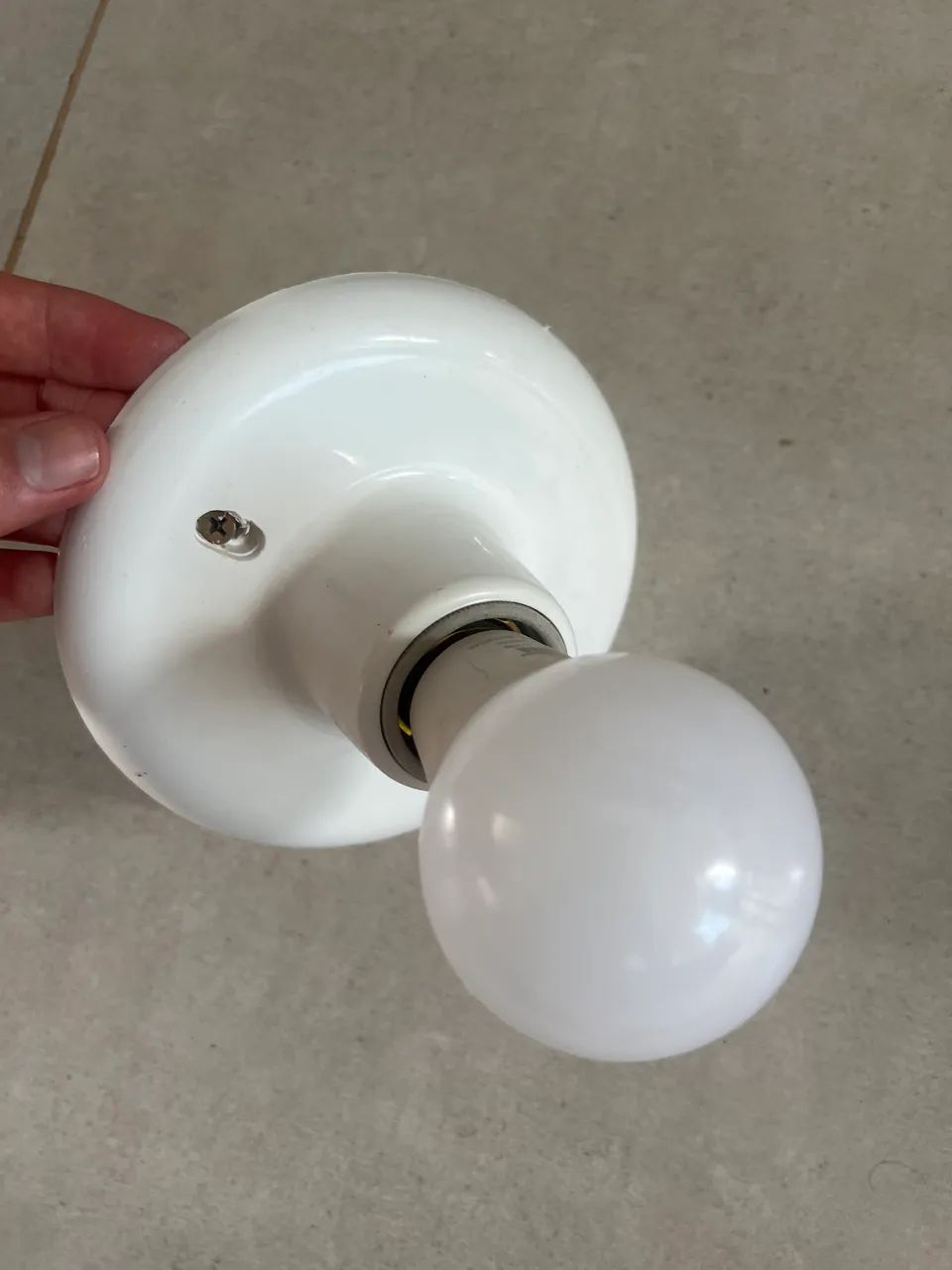 KIT PLAFONIER PLAFON + LÂMPADA 9W LED