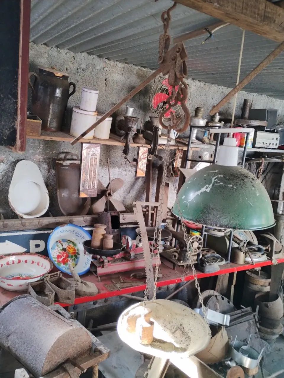 Antiga balança varão 