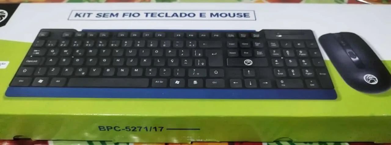 Kit Teclado e Mouse Sem Fio BPC-5271/17 - Foto 2
