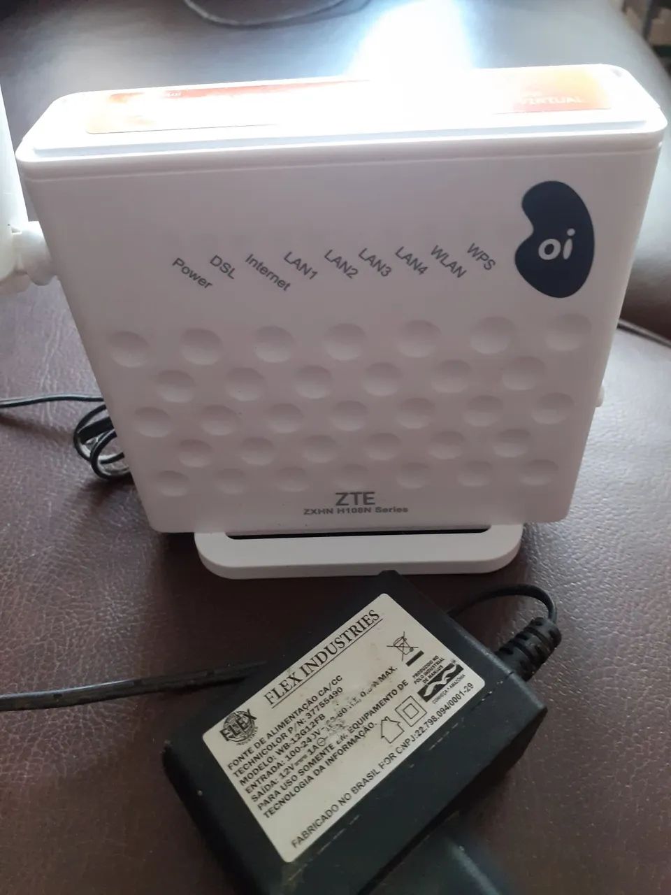 パン☆ Roteador ZTE ZXHN H108N - Oi - Conectividade e Dispositivos de