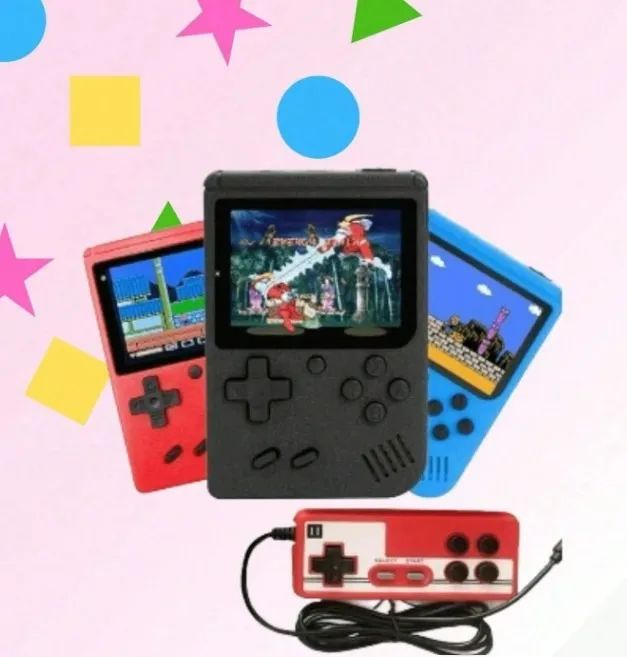 Mini GameBoy Vídeo Game Retro 400 Jogos Classicos Console Portátil Com Controle - Foto 2