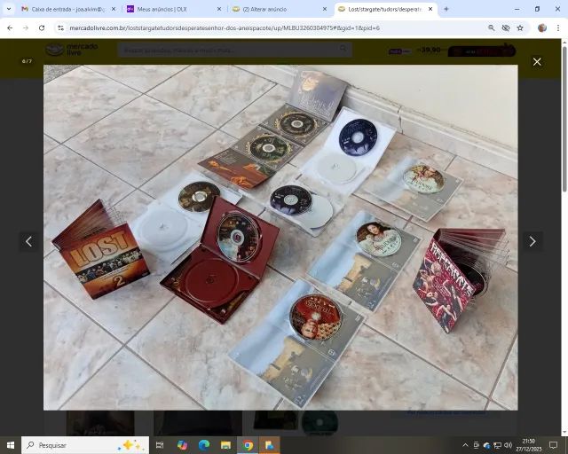 Lost/stargate/tudors/desperate/senhor Dos Anéis(pacote) - Foto 6