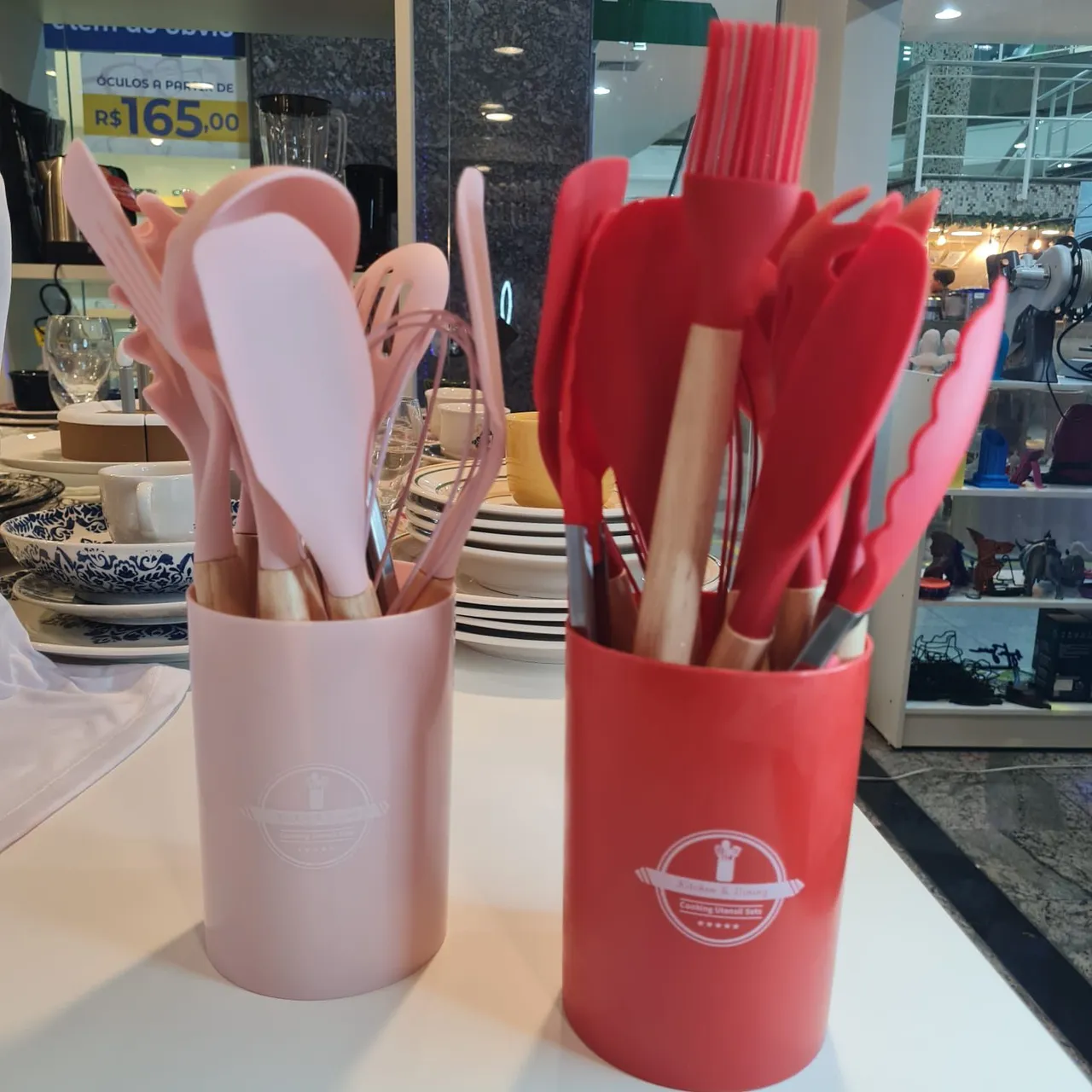 Kit de Utensílios de Silicone para Cozinha - Novo