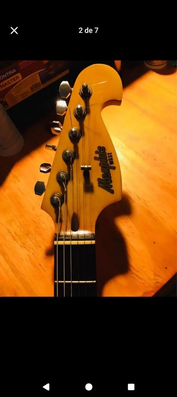 GUITARRA MEMPHIS STRATOCASTER TIMBRE INCRÍVEL  - Foto 4