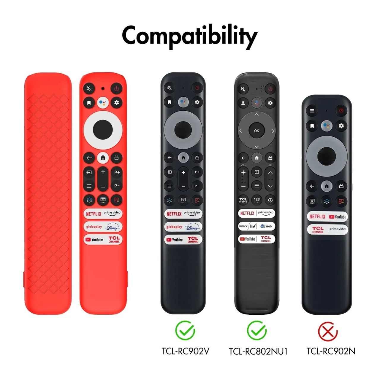 Capa Para Controle Remoto Tv Tcl Rc902v - Foto 2