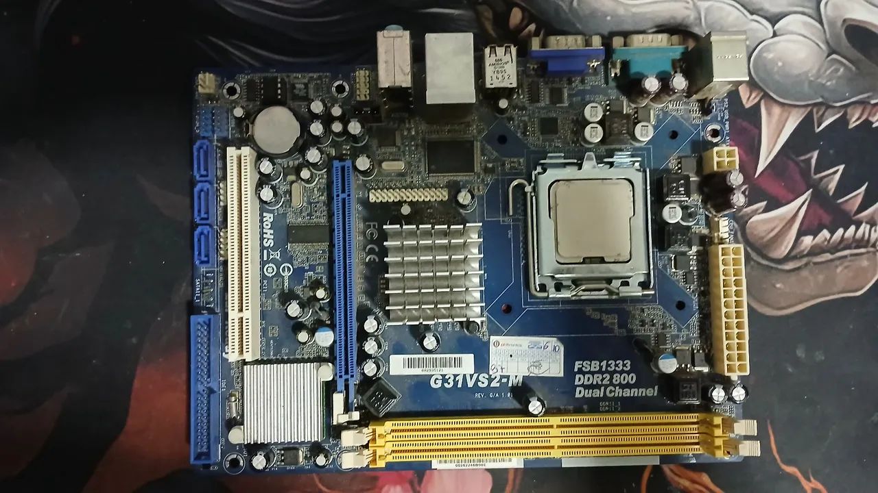 Placa mae g31 com processador celeron 