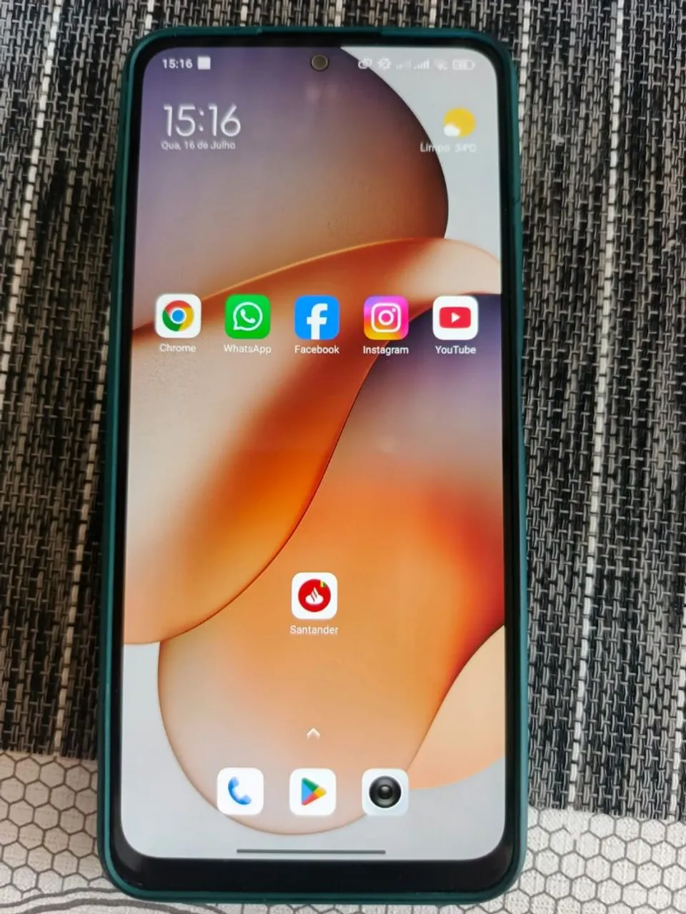 Redmi Note 12, 6Gb de ram 128GB de memória, funcionando perfeitamente