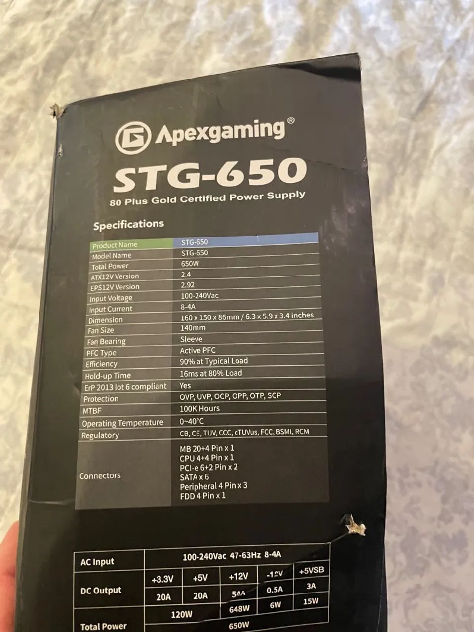 Fonte ApexGaming STG-650 80 Plus Gold - Foto 4