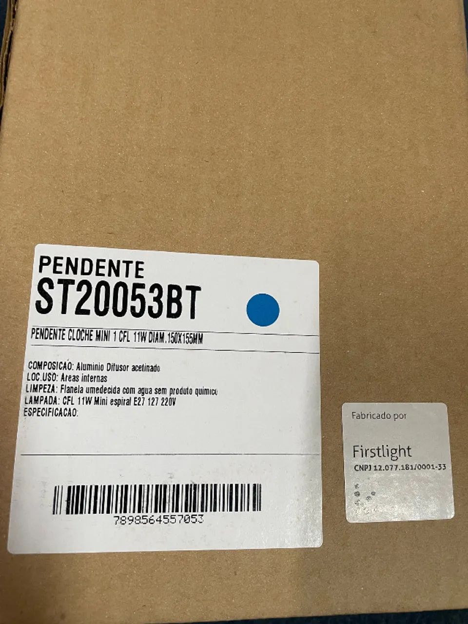 Pendente Cloche Mini 11W cor branca Newline - Foto 5