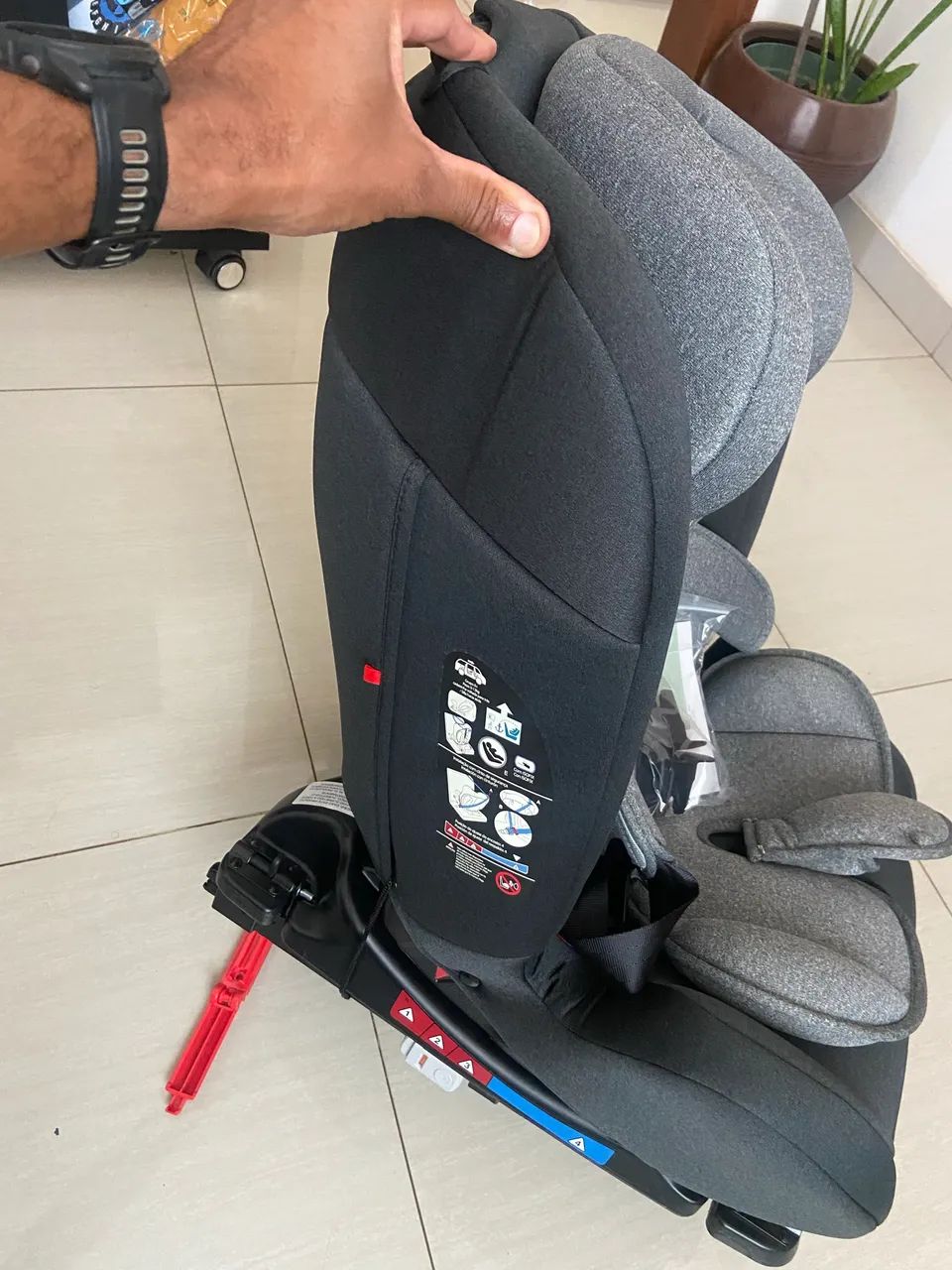 OPORTUNIDADE - Cadeira de Bebê  para auto 0-36kg isofix litet - Foto 3