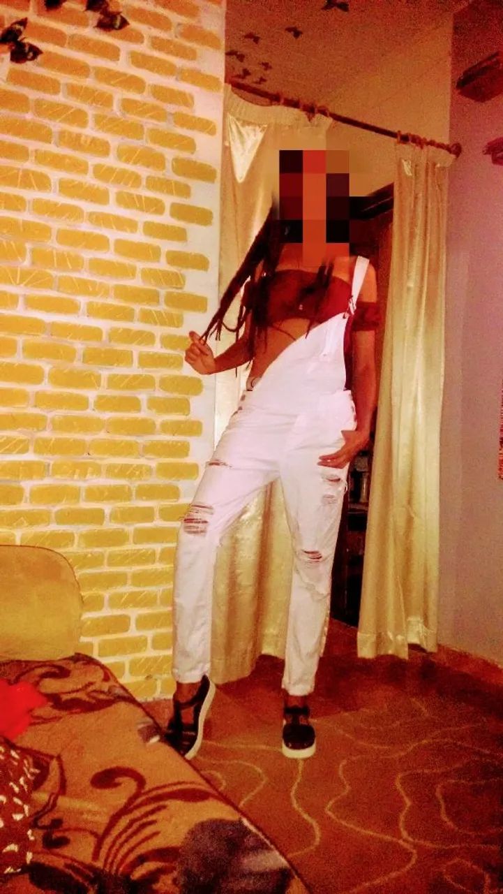 Macacão branco destroyed