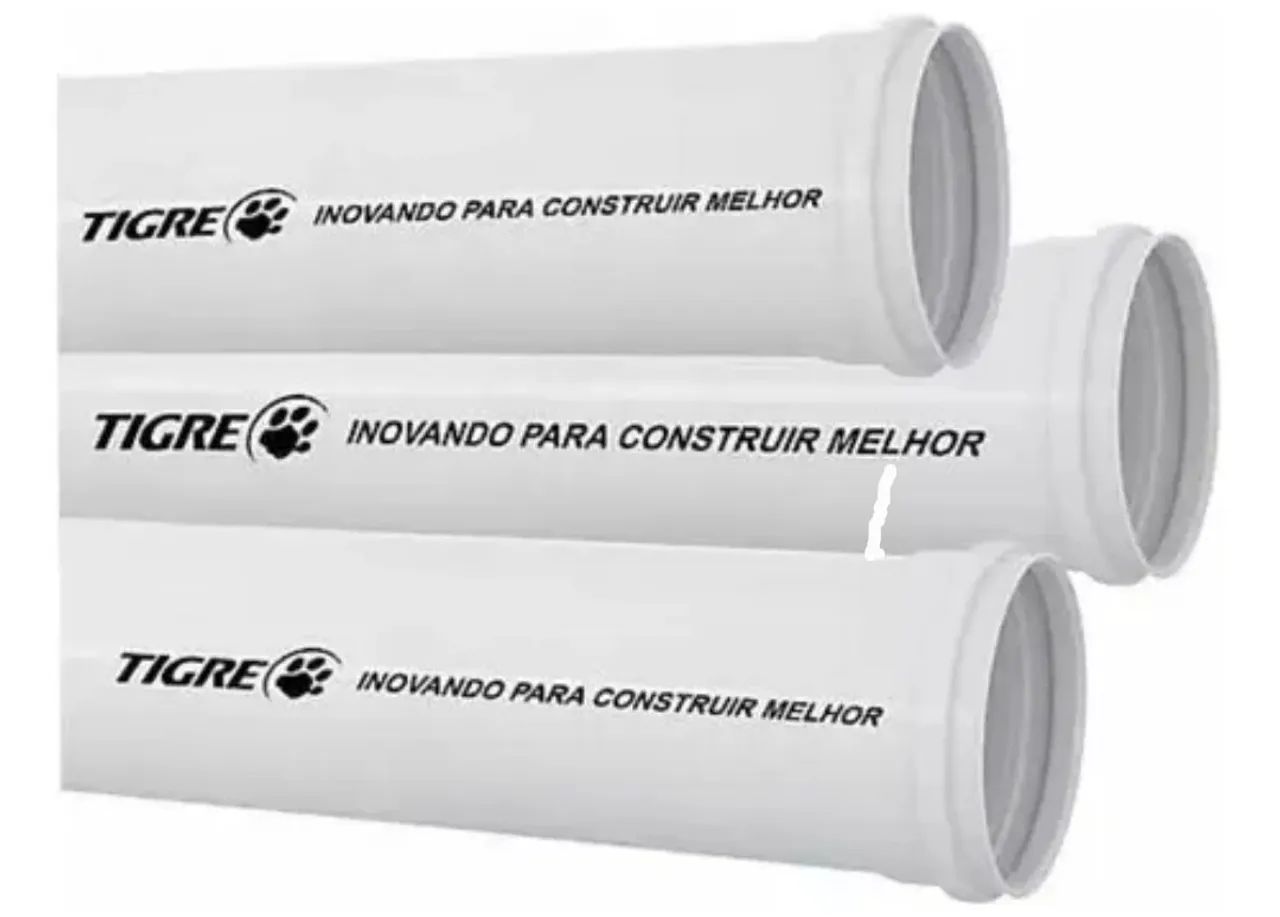 Tubo Esgoto100mm Canos Tigre para Instalações Hidráulicas