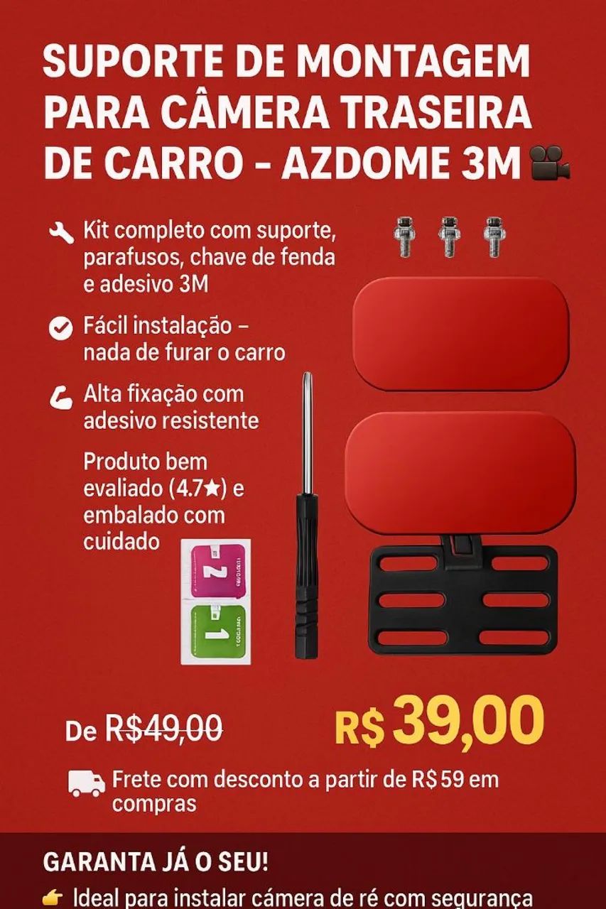 Suporte câmera 