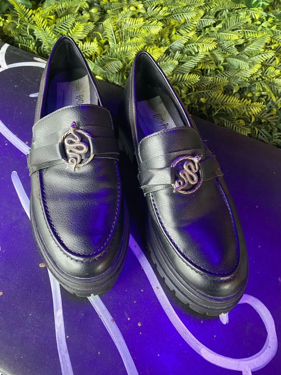 Sapatênis Harry Potter Preto com Detalhe de Cobra