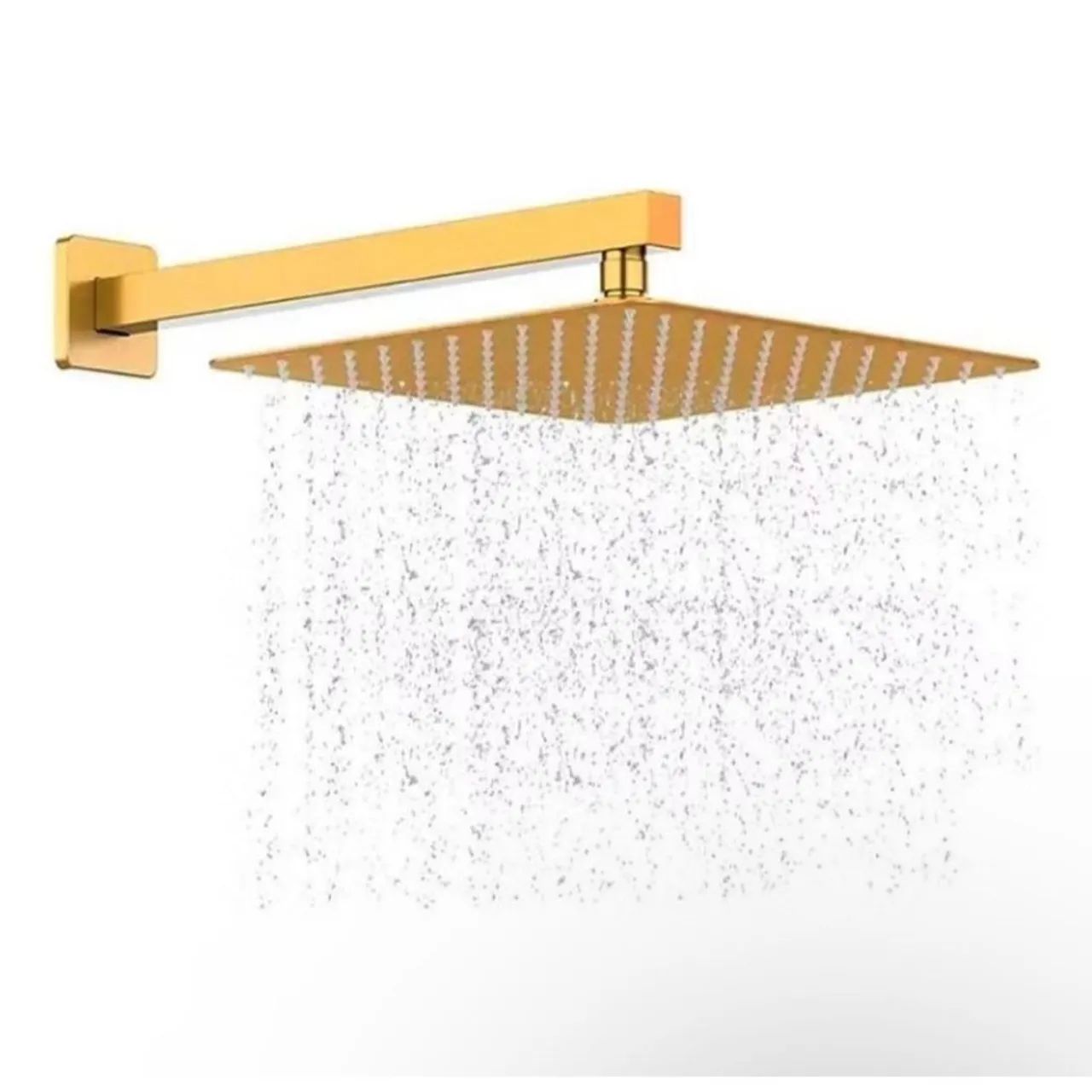 Chuveiro e Ducha Dourado Cromado 