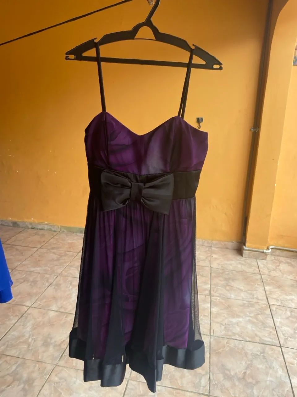 Vestido Azul com Detalhes - Foto 3