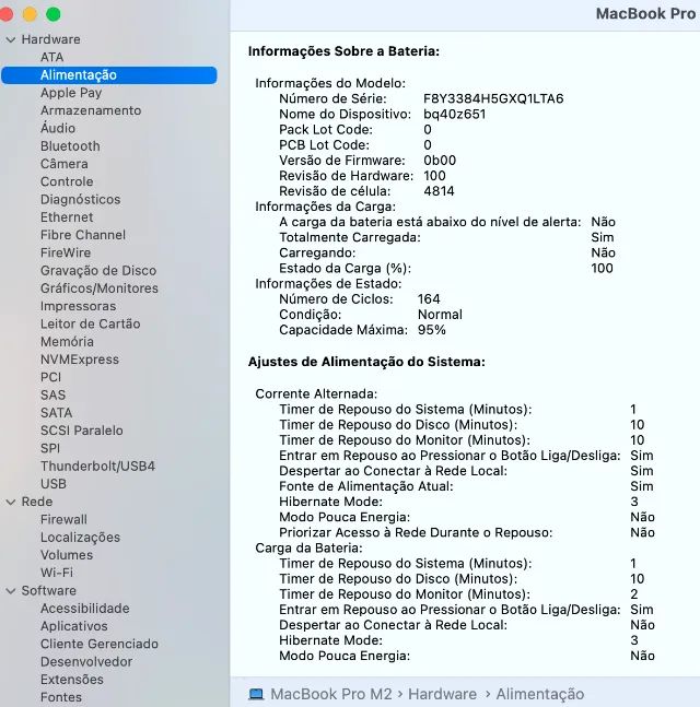 Macbook Pro M2. SSD 512 GB. Mem. 16 GB. Ciclos 164. Até 18 x Cartão - Foto 5