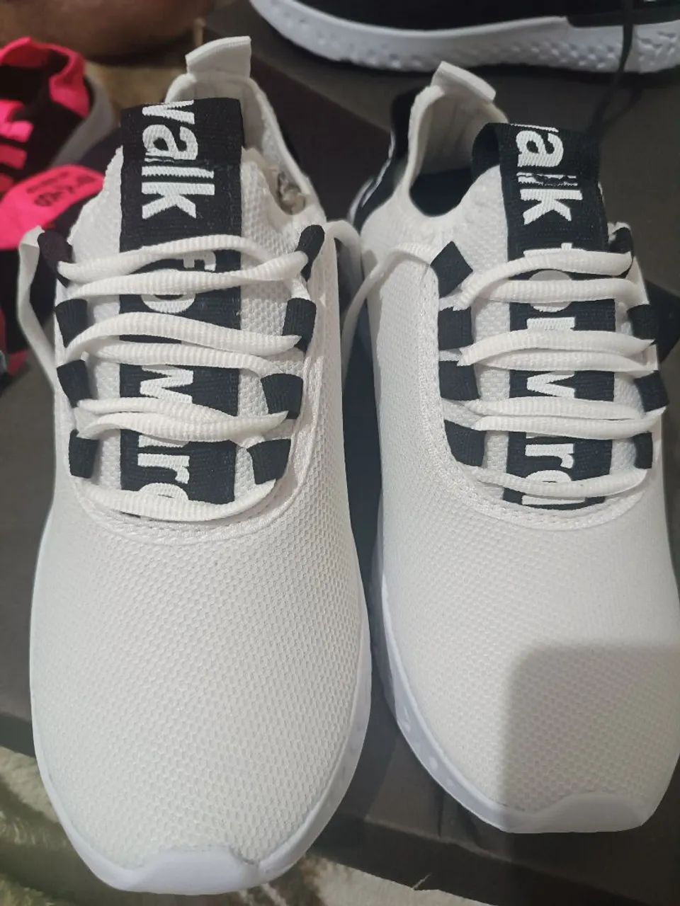 Tênis Walk feminino branco - Foto 2