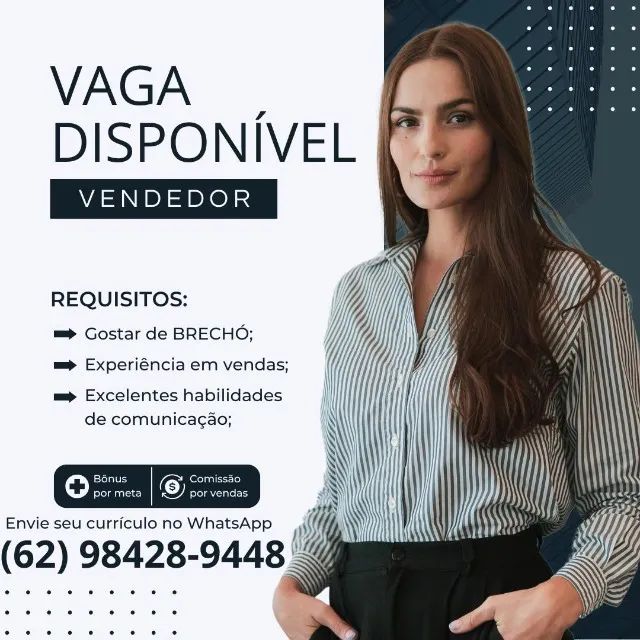 VAGA VENDEDORA