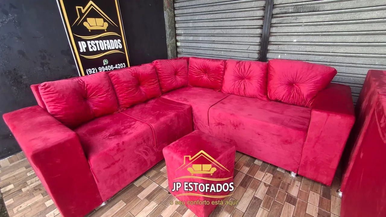 SOFÁ DE CANTO ENTREGA GRÁTIS 