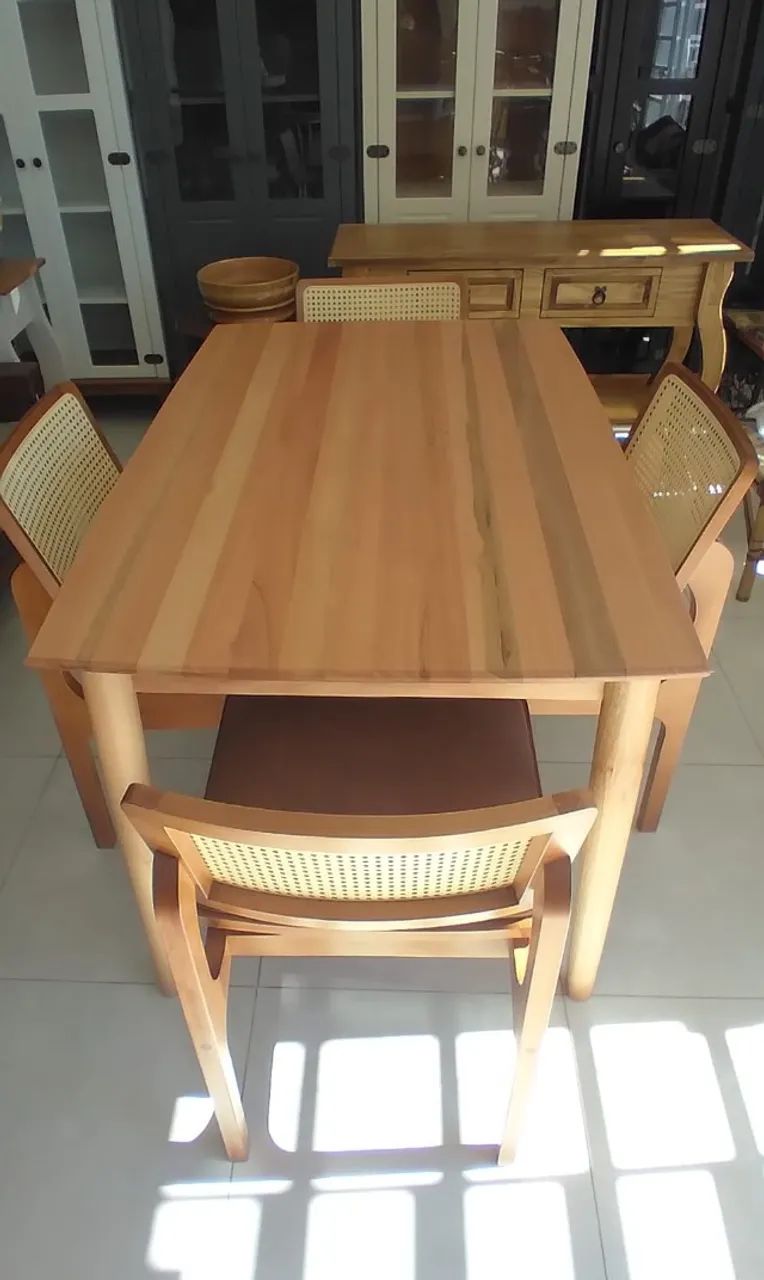 Conjunto Mesa Retangular + 4 Cadeiras - Foto 5