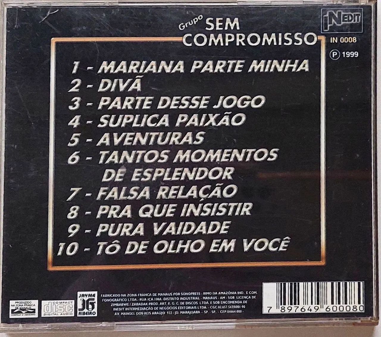 CD - Grupo Sem Compromisso: Sucessos (usado) - Foto 2