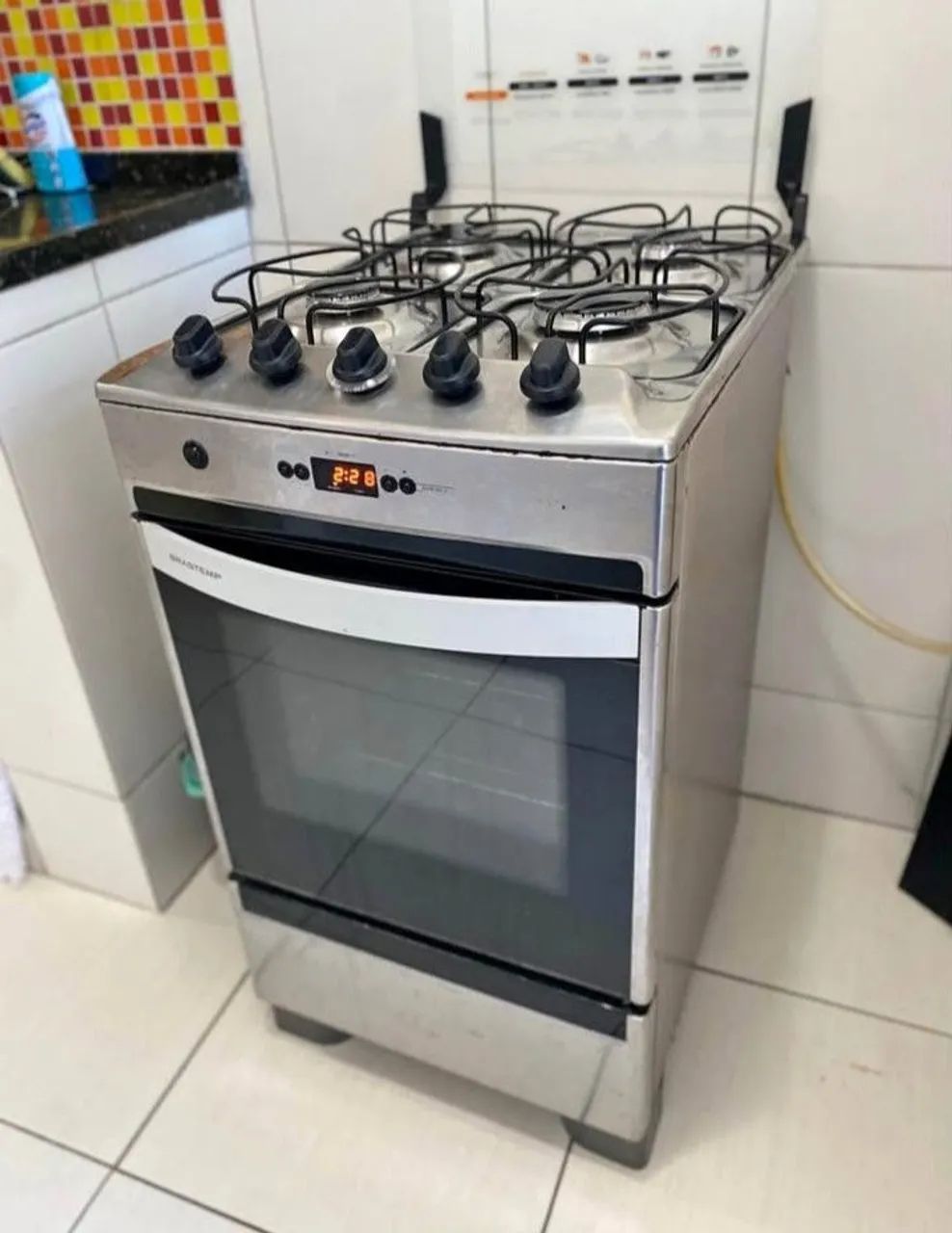 Fogão Brastemp inox Automático Entrego 