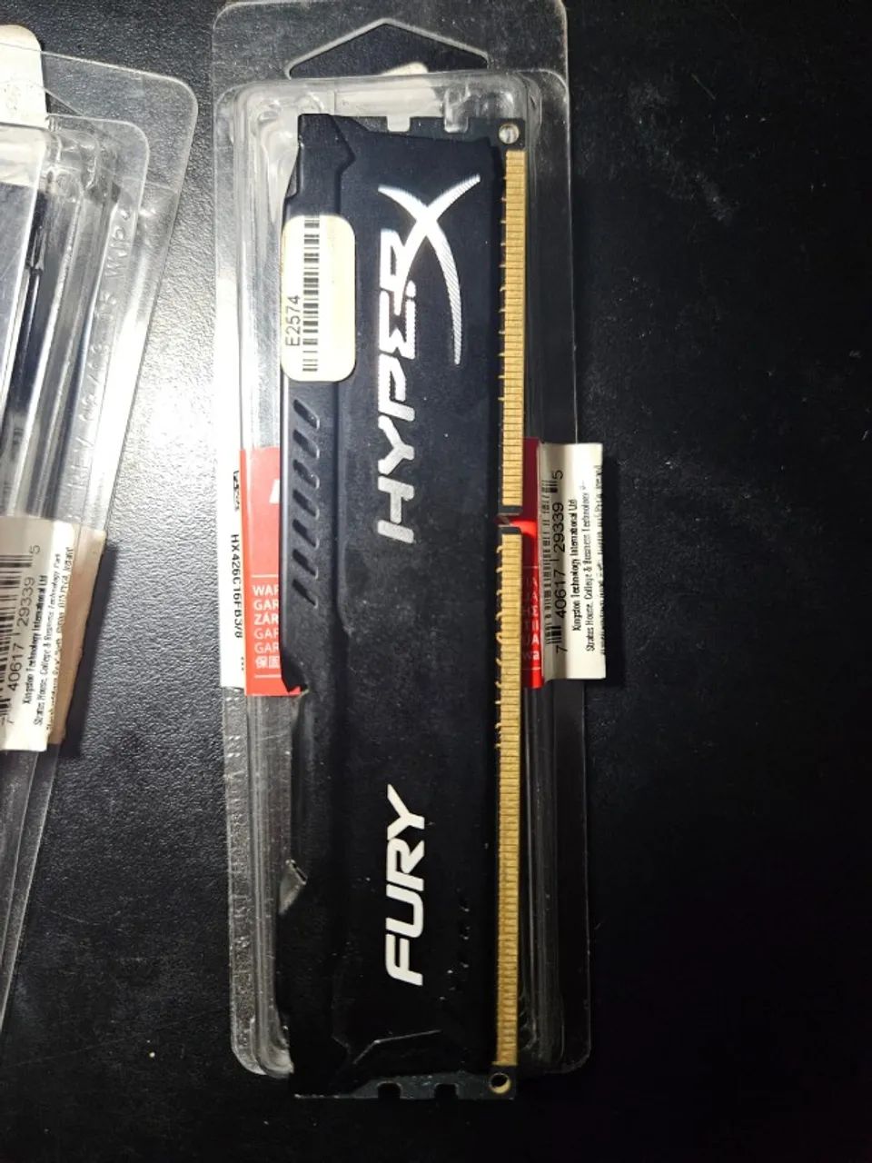 Kit Memória RAM 8GB (2x4GB) Kingston HyperX FURY Black DDR3 1600MHz - Dual Channel - Foto 2