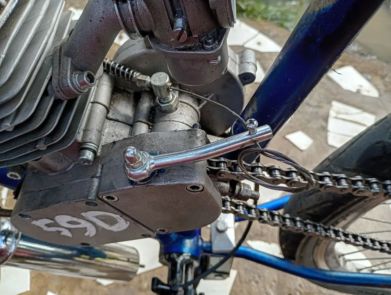 Bike motorizada 80cc com peças novas  - Foto 4