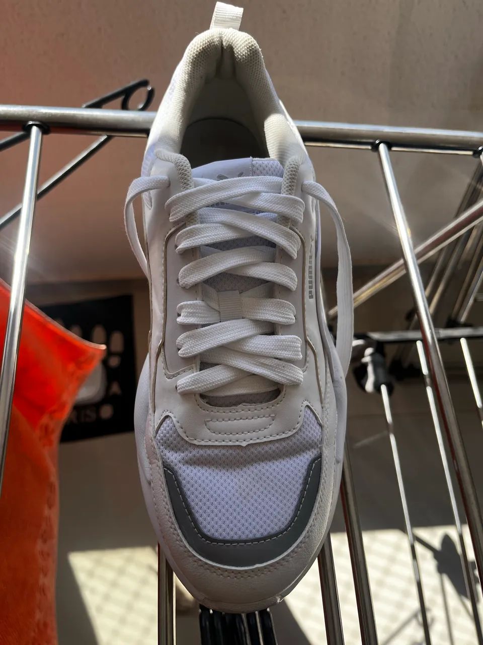 Puma X-Ray 2 Square BDP - Branco + Cinza original - Foto 5