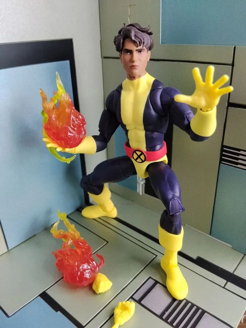 Boneco Mancha Solar - Marvel Legends (Sunspot) X-men 97 Hasbro