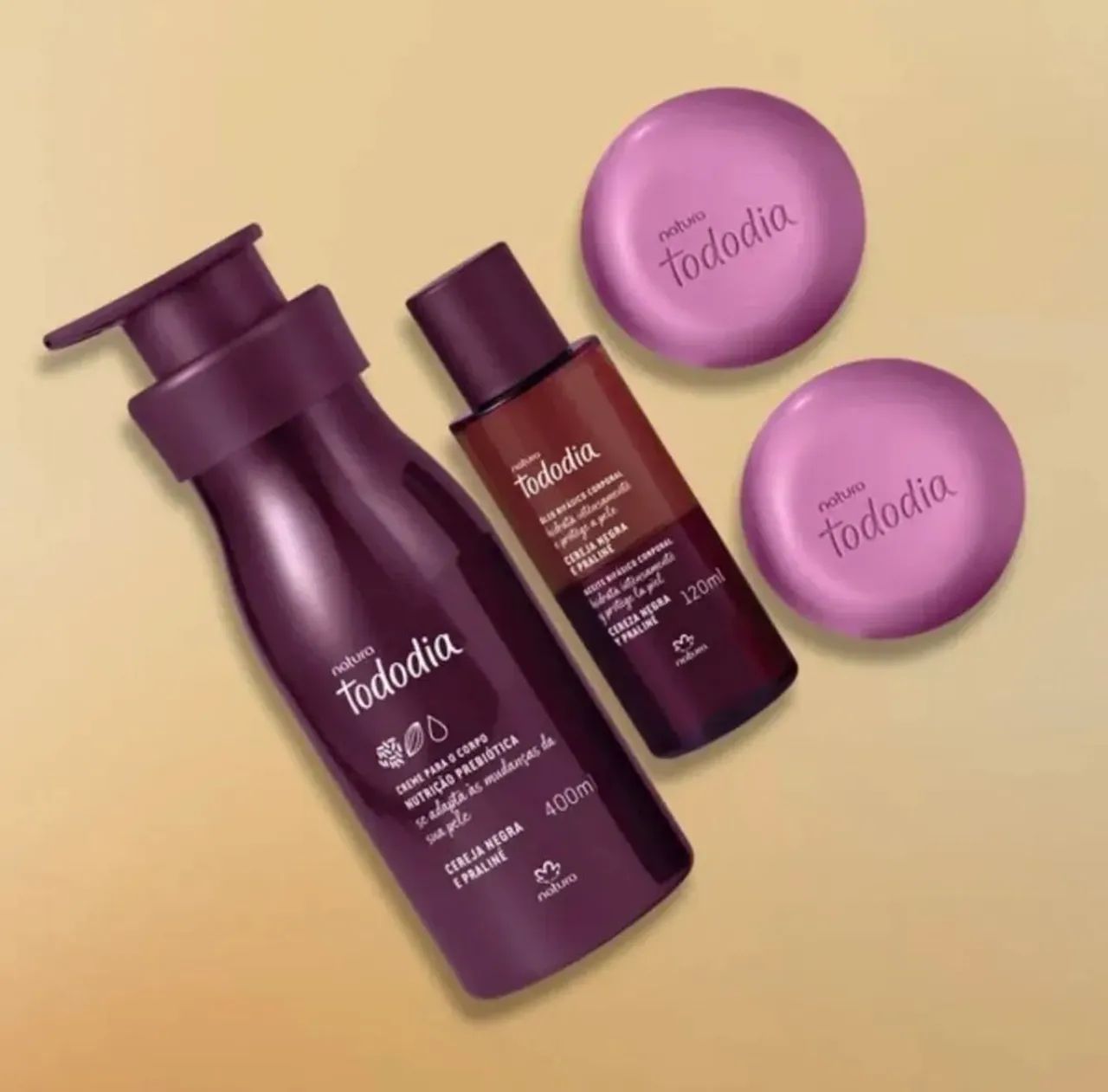 Kit Natura Tododia Cereja Negra e Praliné - Pronta entrega, Lacrado! - Foto 3
