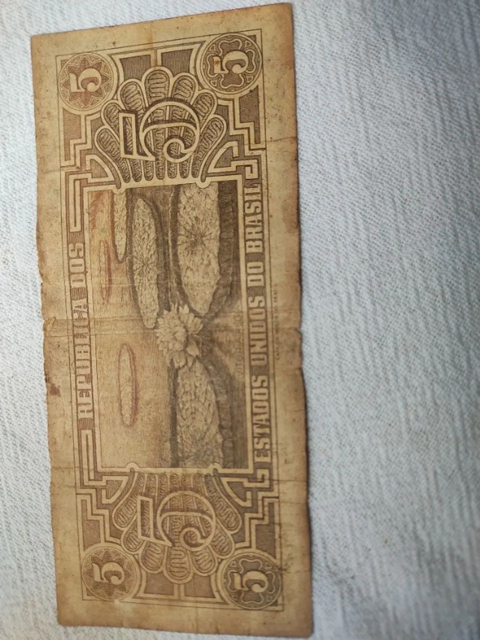 Cédula De 5 Cruzeiros Índio - Foto 3