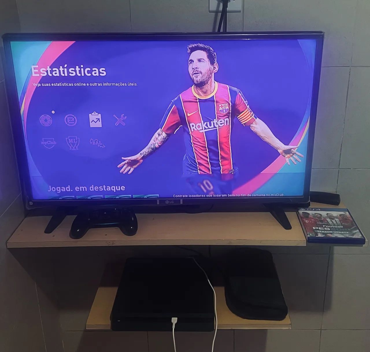 Playstation 4 slim + fifa 19 + pes 2021 - Foto 3