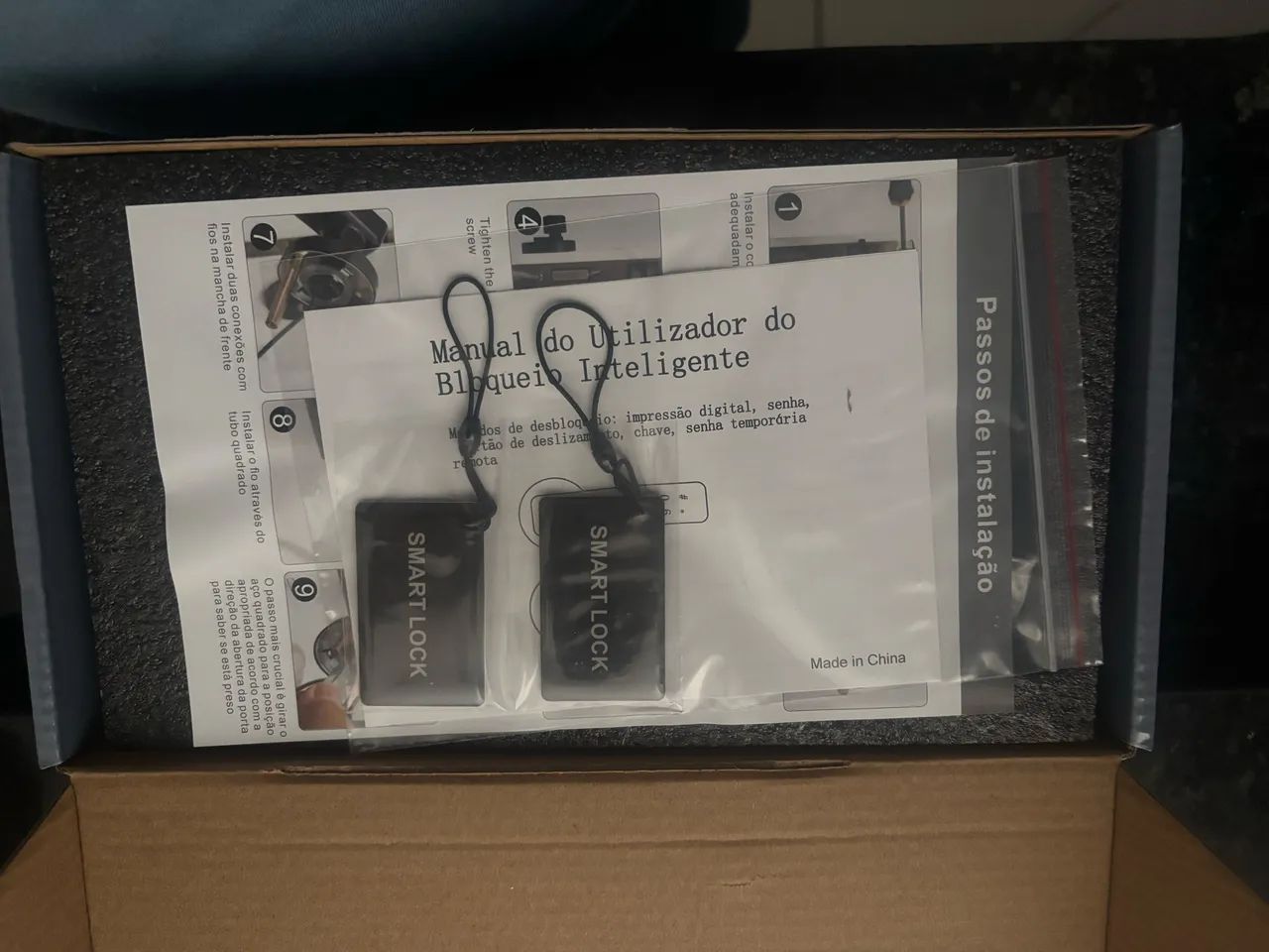 Fechadura eletrônica nova na caixa  - Foto 2