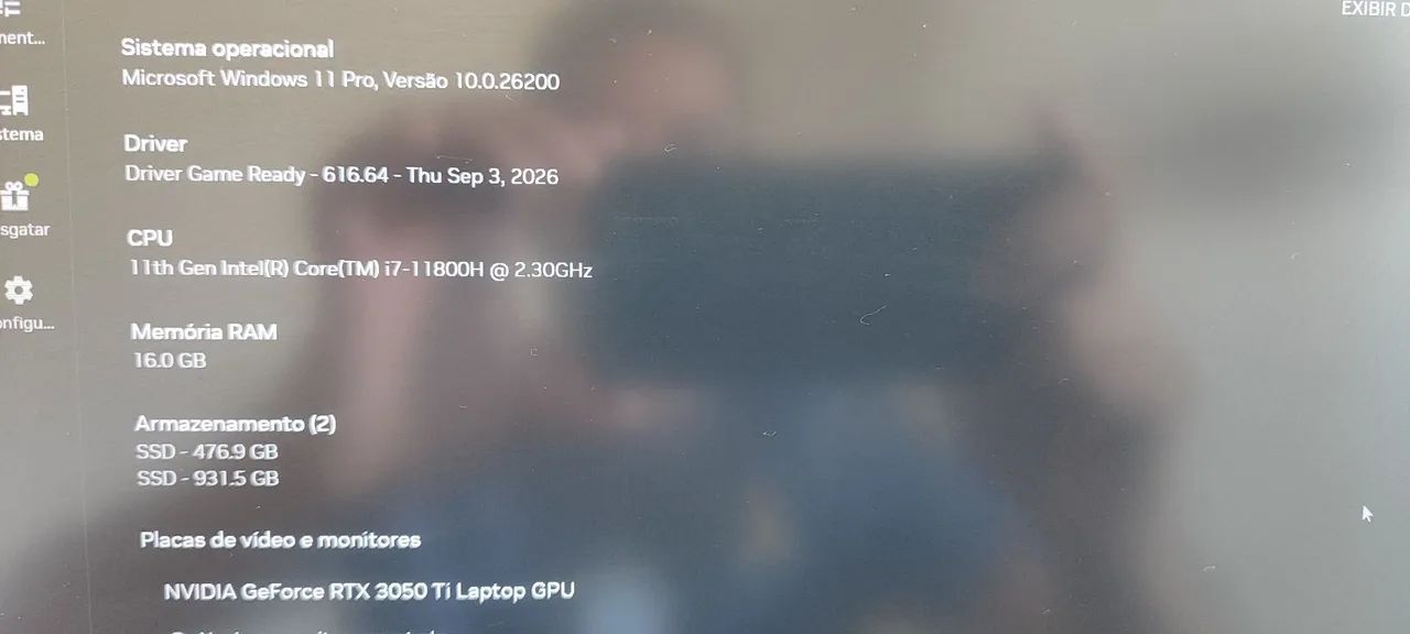 Notebook Acer Nitro 5 I7 RTX 3050 4 GB - Foto 2