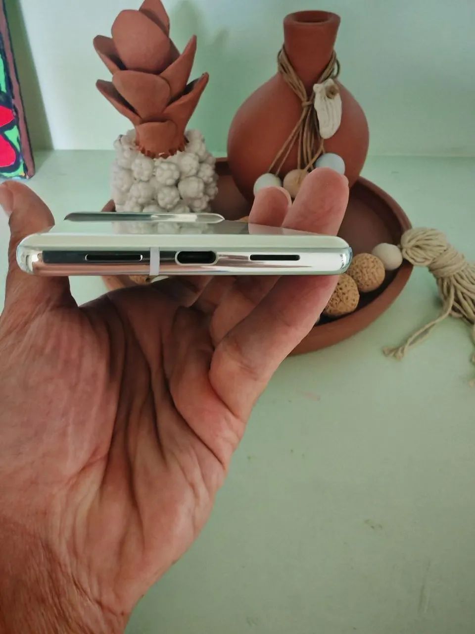 Google Pixel 6 Pro 256GB Cloudy White - Perfeito  estado - na Caixa - Foto 4