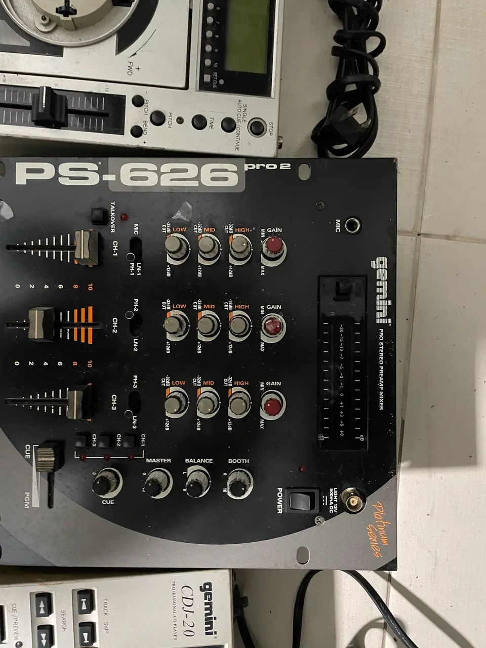 Mixer gemini 626 profissional, funcionando perfeitamente