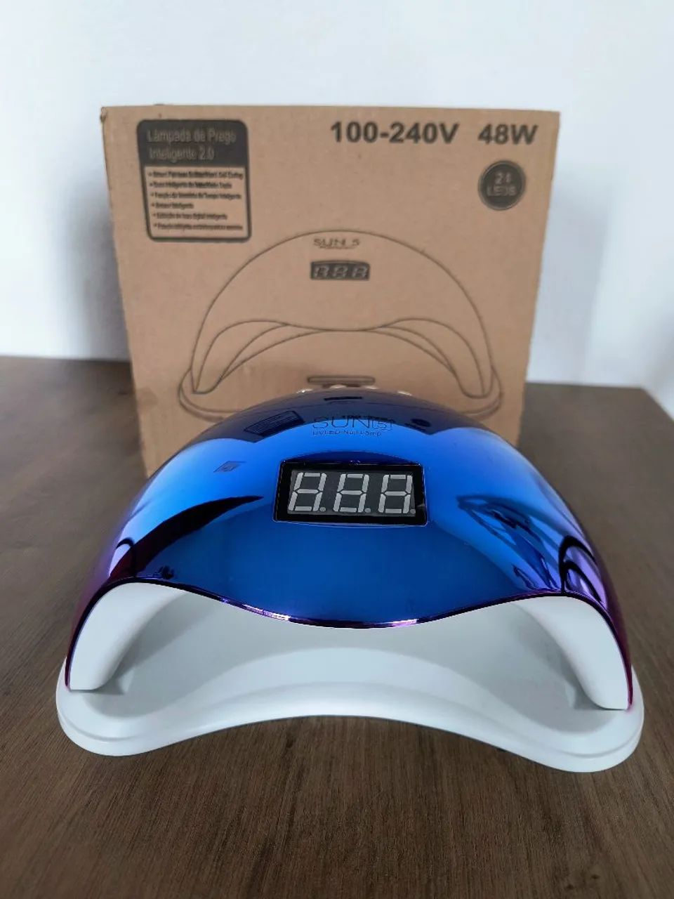 Cabine Led Uv Sun One 5 Digital Sensor Bivolt 48w<br>