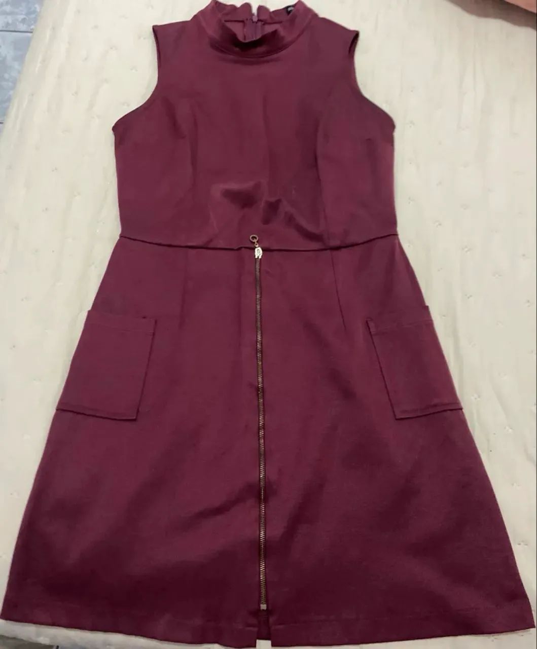 Vestido vinho - Tamanho P - Foto 4