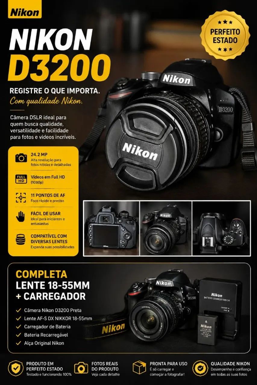Câmera Nikon 