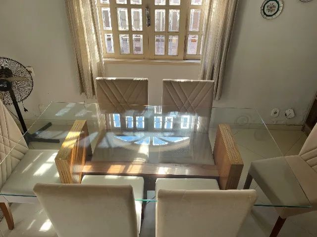 Conjunto mesa de jantar com 6 cadeiras - Foto 2