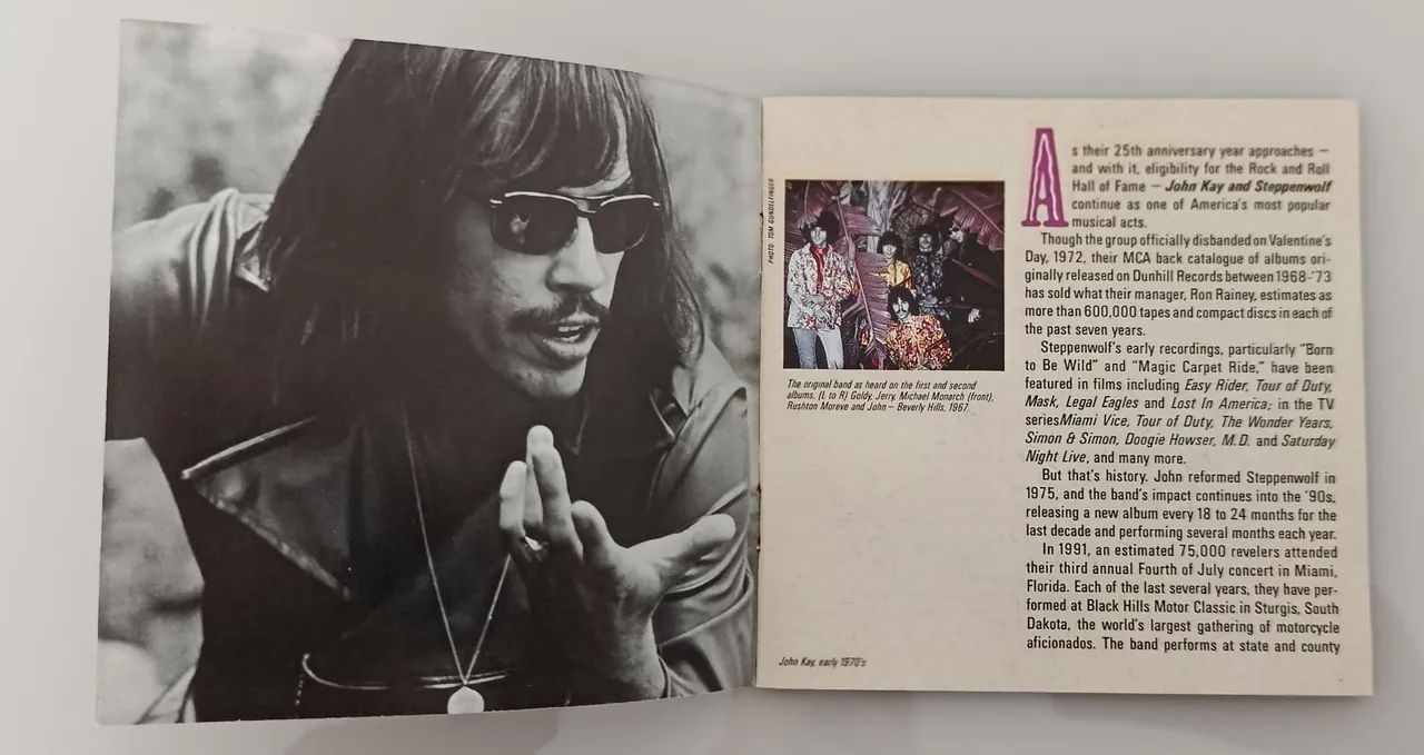 CD STEPPENWOLF -Born To Bem wild(1991) - Foto 2