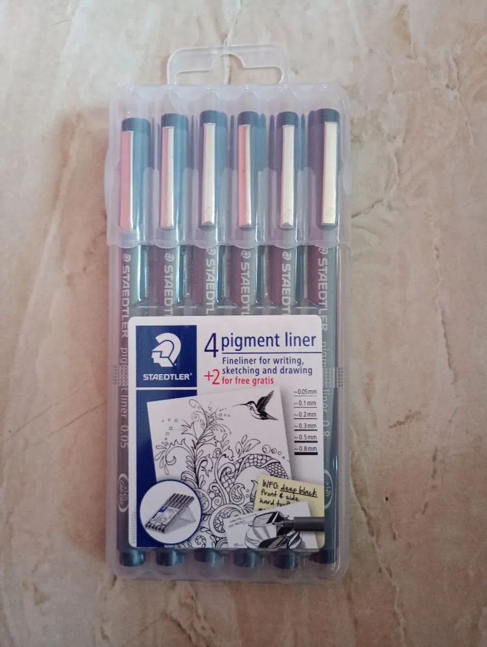 Caneta staedtler 4 pigment liner